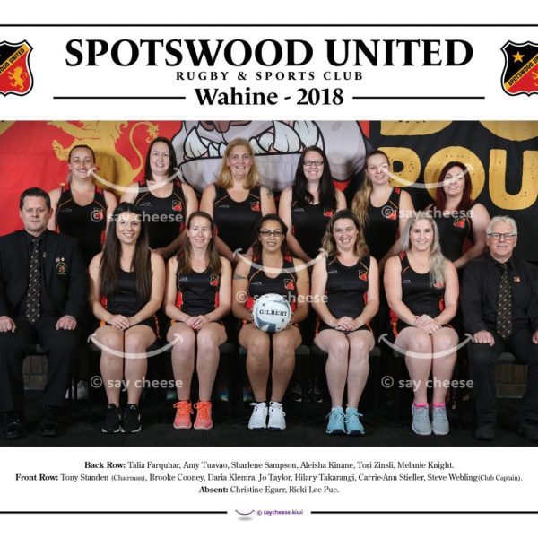 2018 Spotswood United Wahine Netball