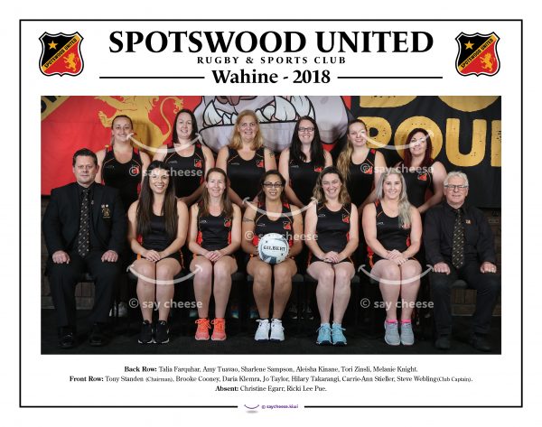 2018 Spotswood United Netball Wahine [2018SPOTNETWAH]