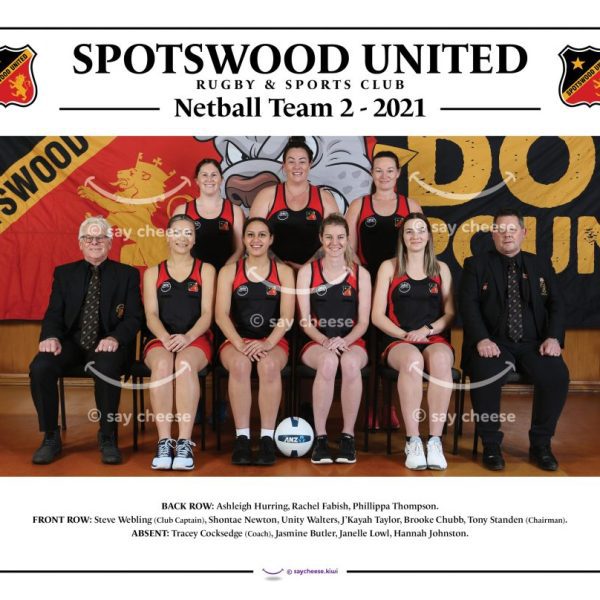 2021 Spotswood United Netball Team 2