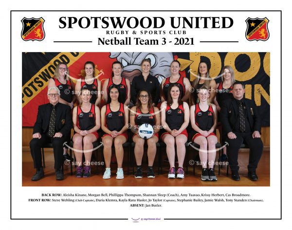 2021 Spotswood United Netball Team 3 [2021SPOTNET3]