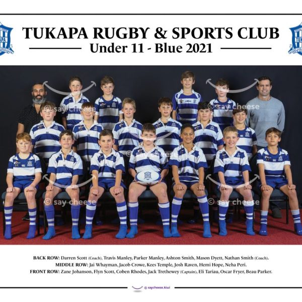 2021 Tukapa Under 11 Blue