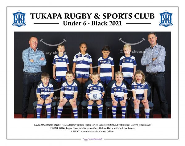 2021 Tukapa Under 6 Black [2021TUKAU6BLA]