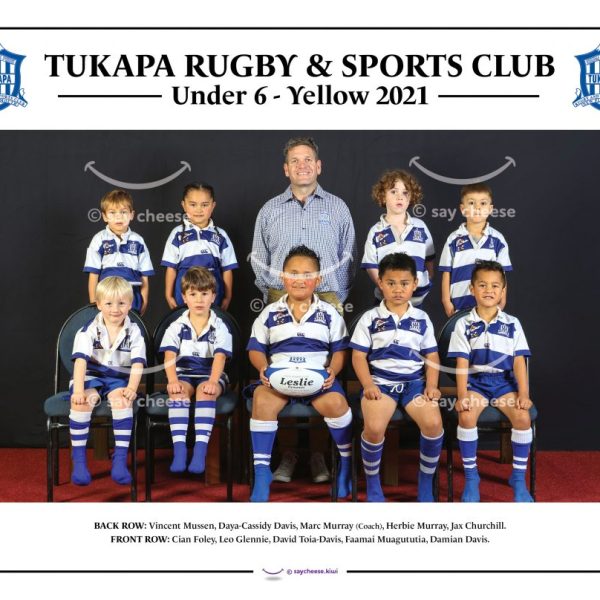 2021 Tukapa Under 6 Yellow