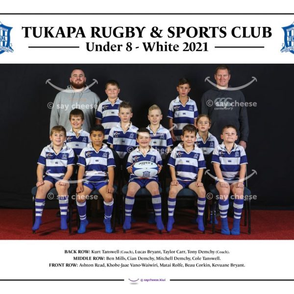 2021 Tukapa Under 8 White
