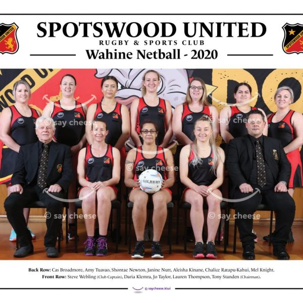2020 Spotswood United Wahine Netball