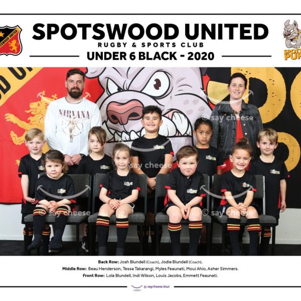 2020 Spotswood United Under 6 Black