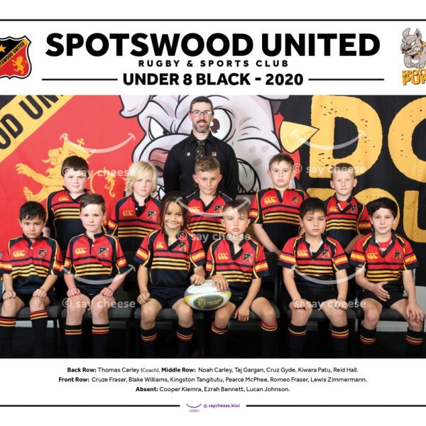 2020 Spotswood United Under 8 Black