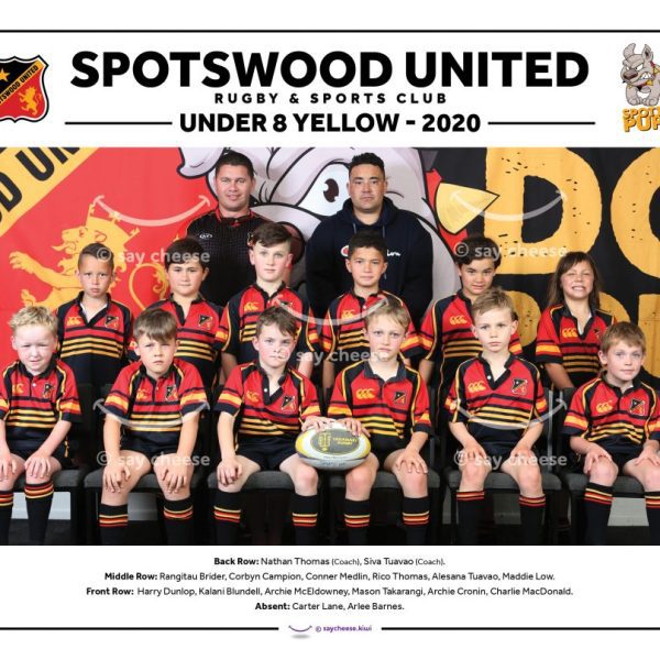 2020 Spotswood United Under 8 Yellow
