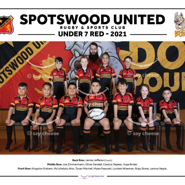 2021 Spotswood United Under 7 Red