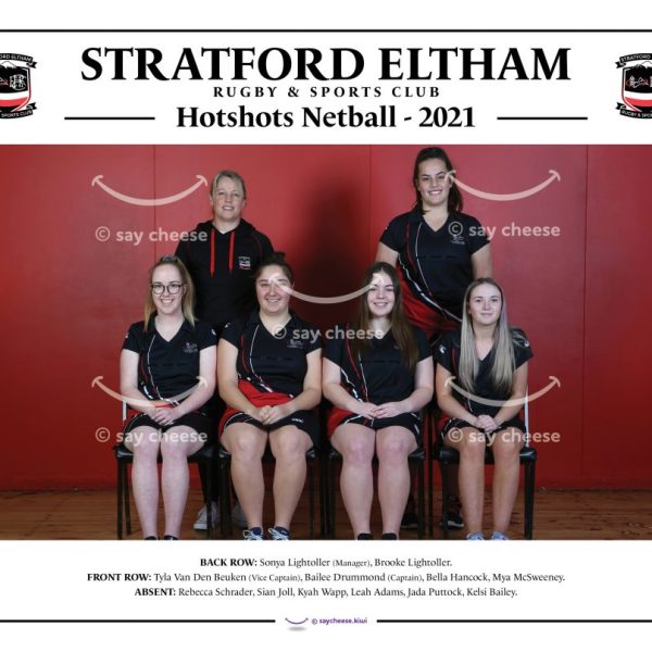 2021 Stratford Eltham Hotshots Netball