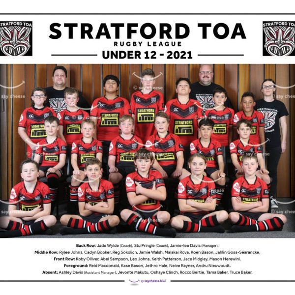 2021 Stratford Toa Under 12