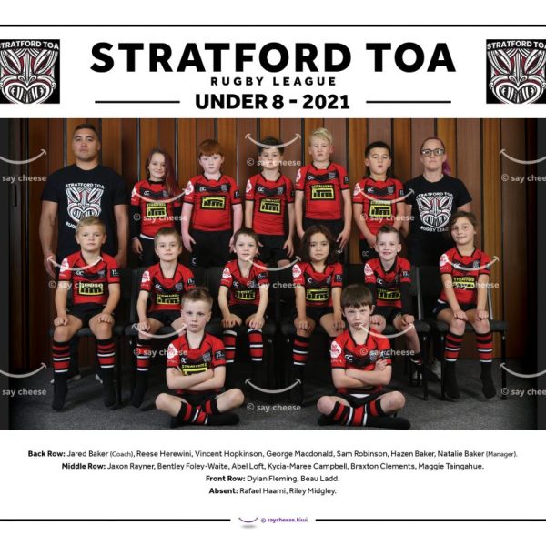 2021 Stratford Toa Under 8