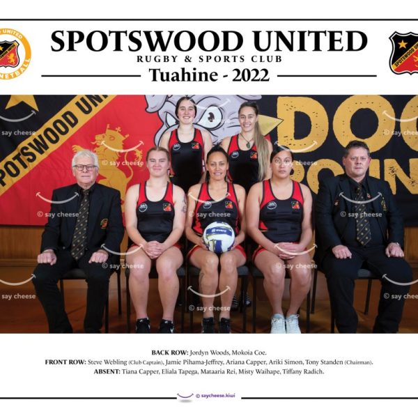 2022 Spotswood United Tuahine