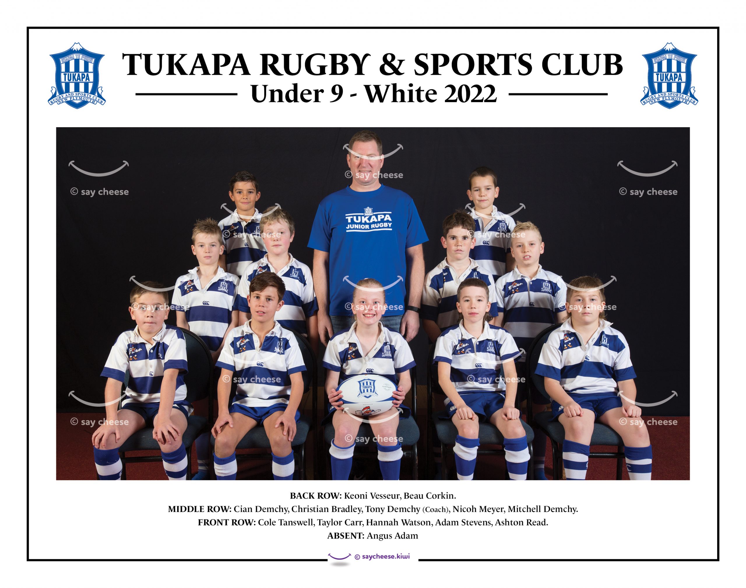 2022 Tukapa Under 9 White [2022TUKAU9WHI]