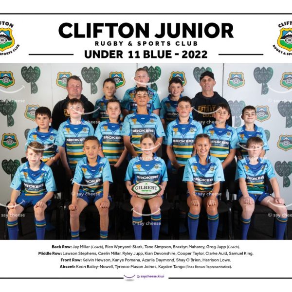 2022 Clifton Under 11 Blue