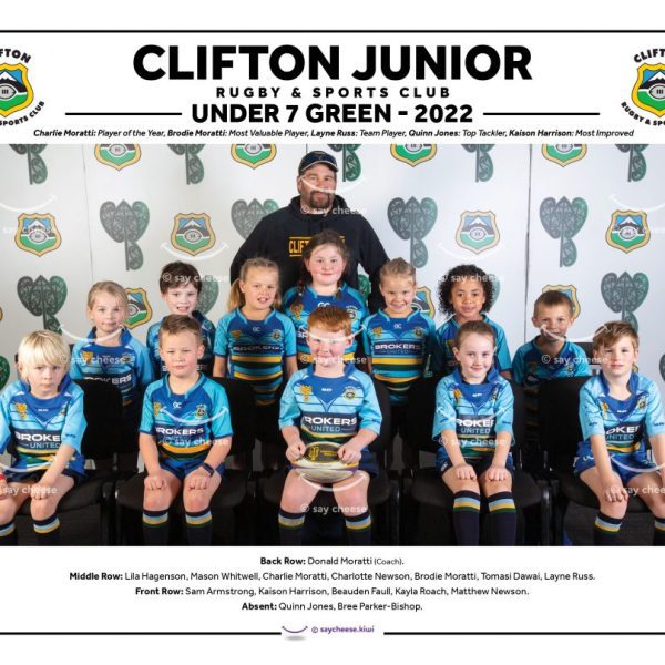 2022 Clifton Under 7 Green