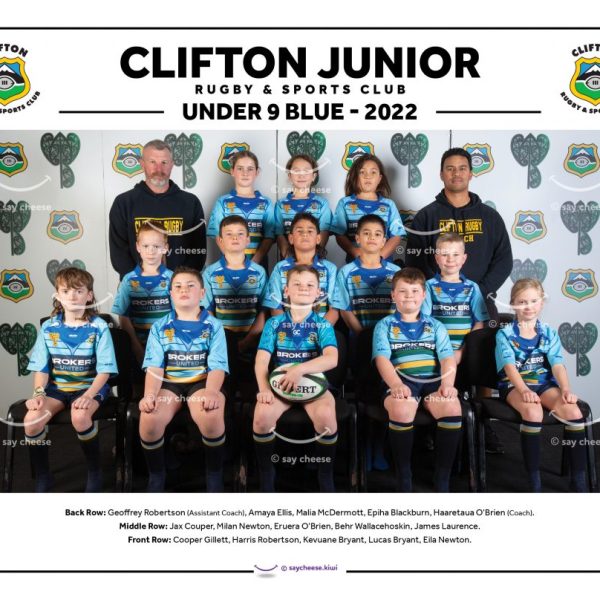 2022 Clifton Under 9 Blue