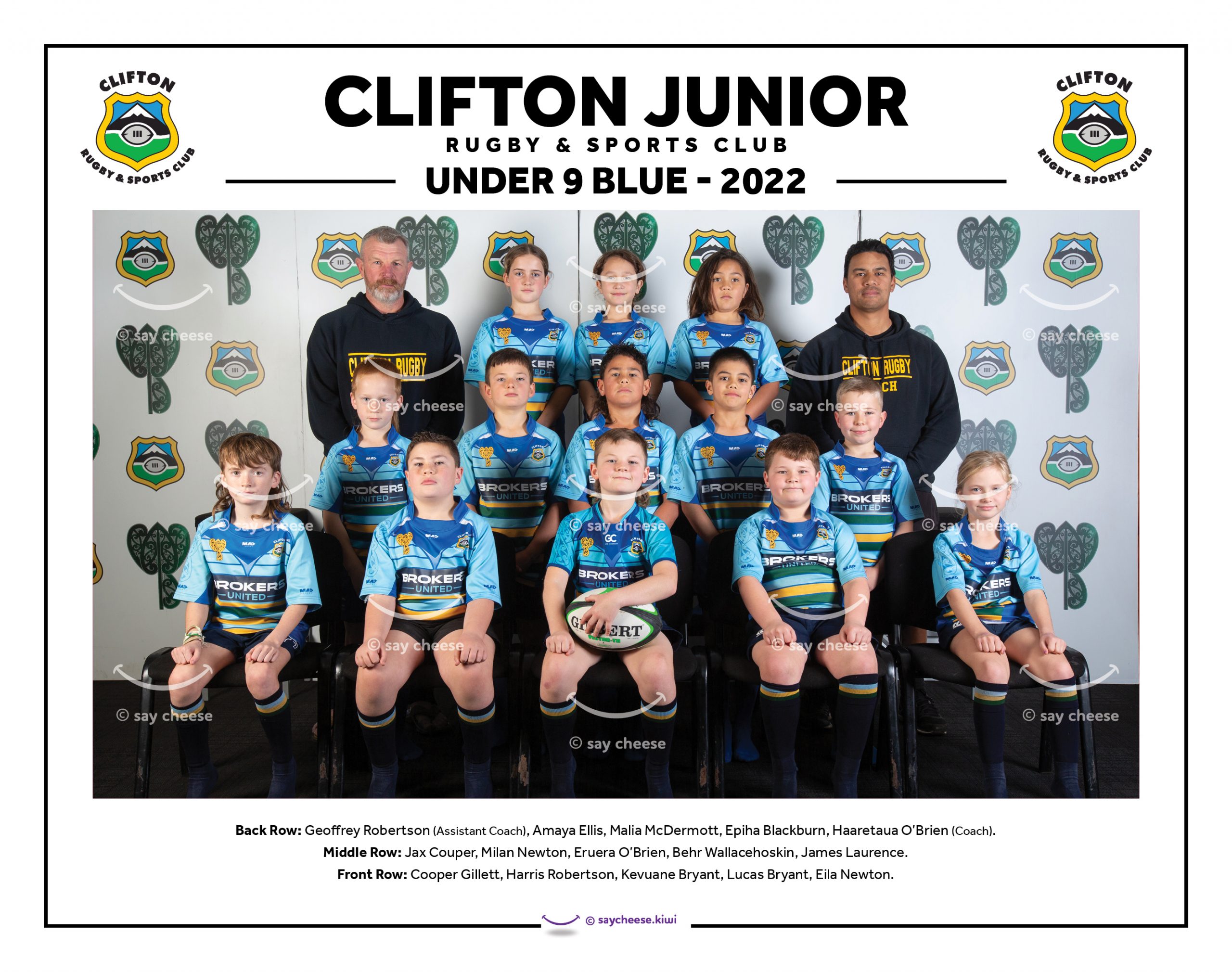 2022 Clifton Under 9 Blue [2022CLIFU9BLU]