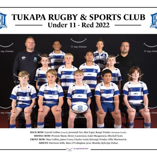 2022 Tukapa Under 11 Red