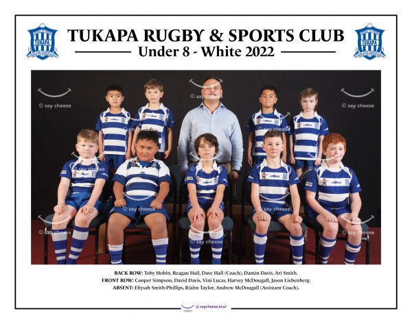 2022 Tukapa Under 8 White [2022TUKAU8WHI]