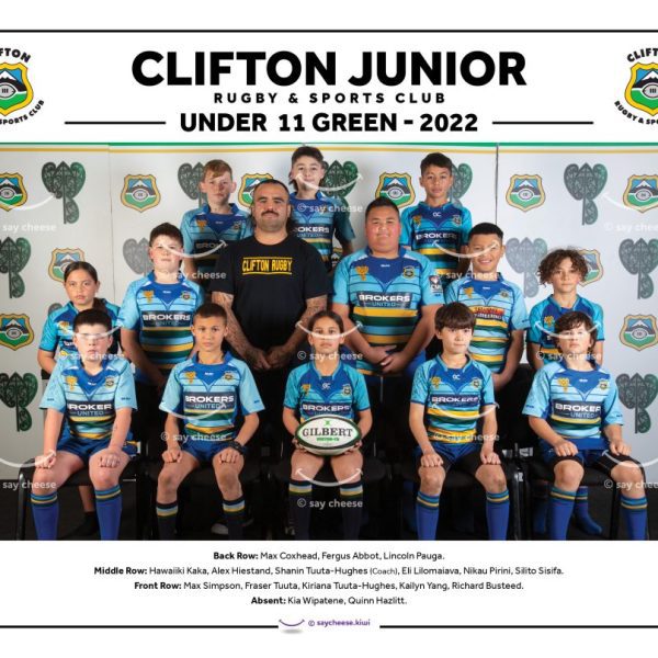2022 Clifton Under 11 Green