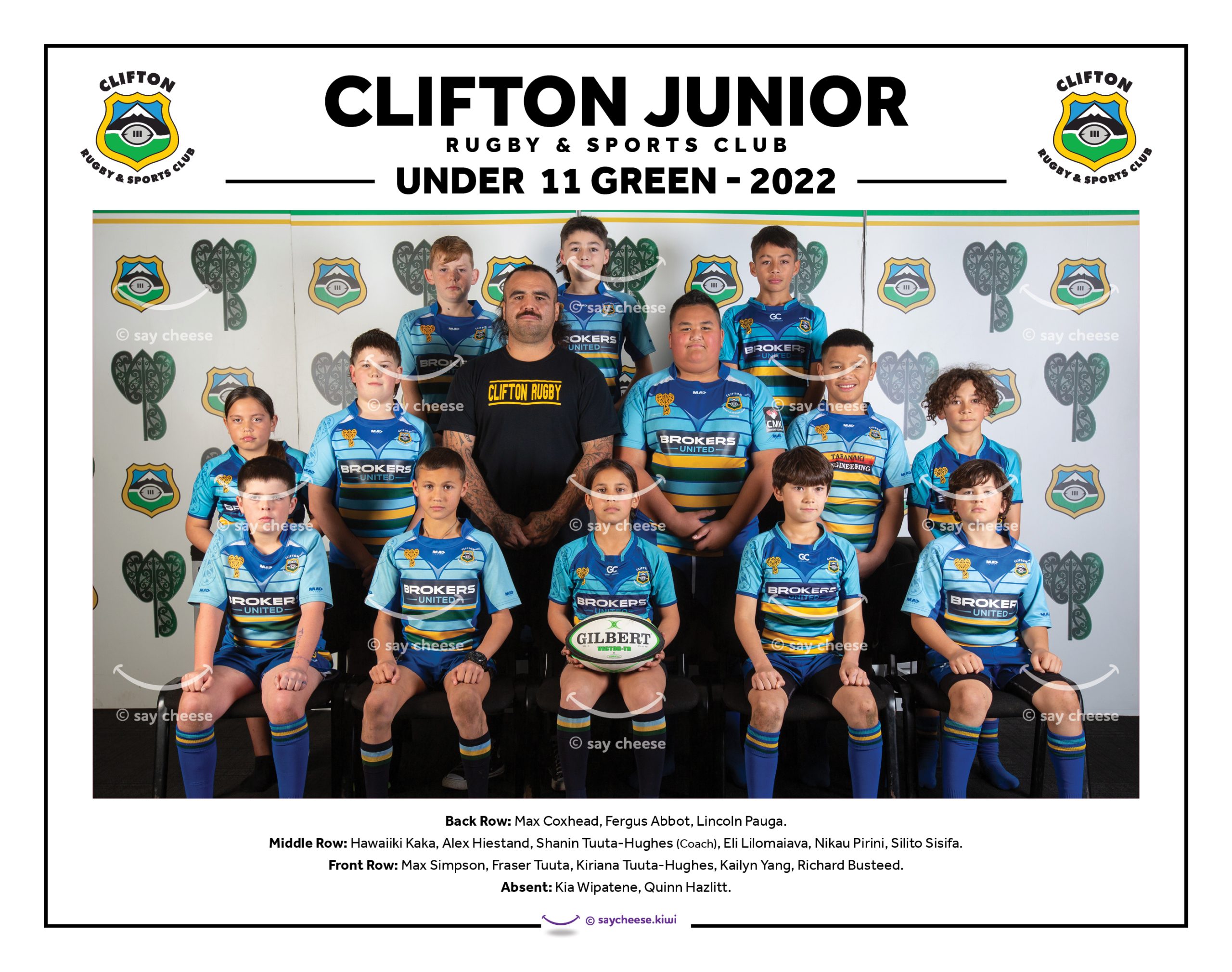 2022 Clifton Under 11 Green [2022CLIFU11GRE]
