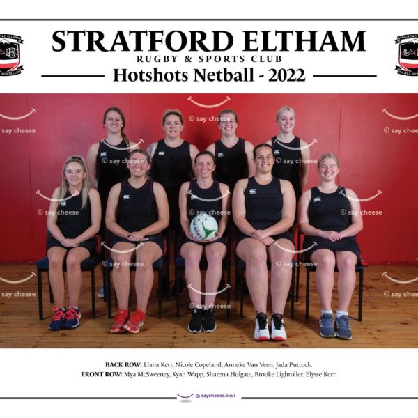 2022 Stratford Eltham Hotshots Netball
