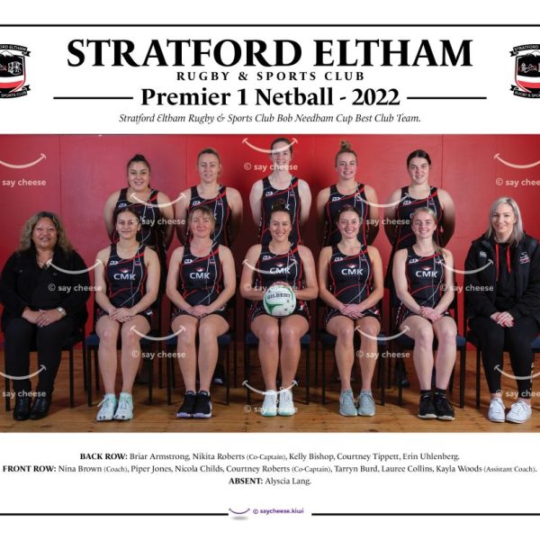 2022 Stratford Eltham Premier 1 Netball