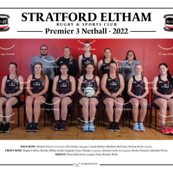 2022 Stratford Eltham Premier 3 Netball
