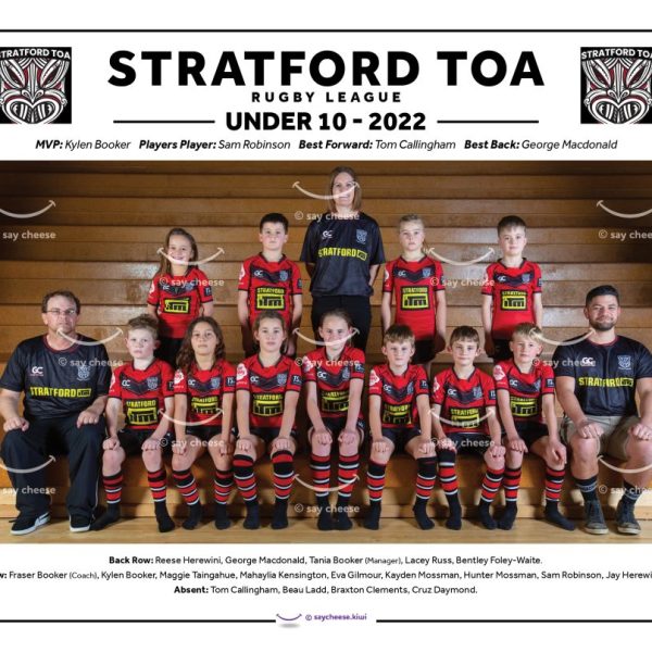 2022 Stratford Toa Under 10
