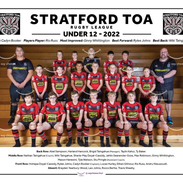 2022 Stratford Toa Under 12