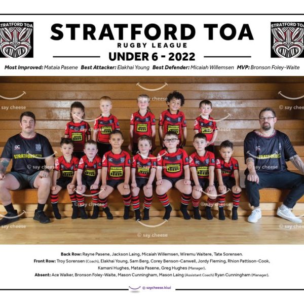 2022 Stratford Toa Under 6