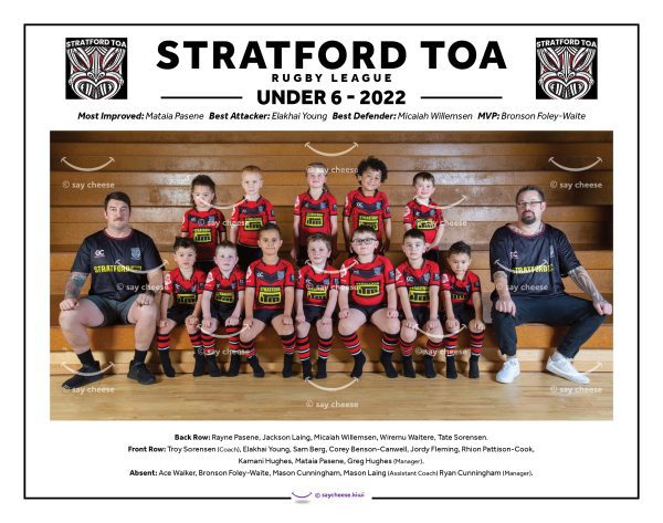 2022 Stratford Toa Under 6 [2022STOAU6]