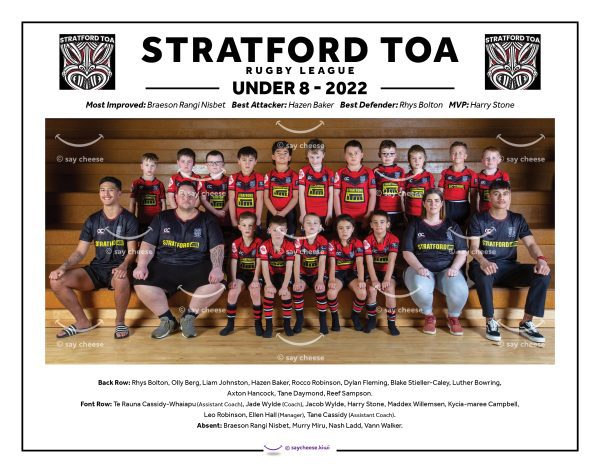 2022 Stratford Toa Under 8 [2022STOAU8]