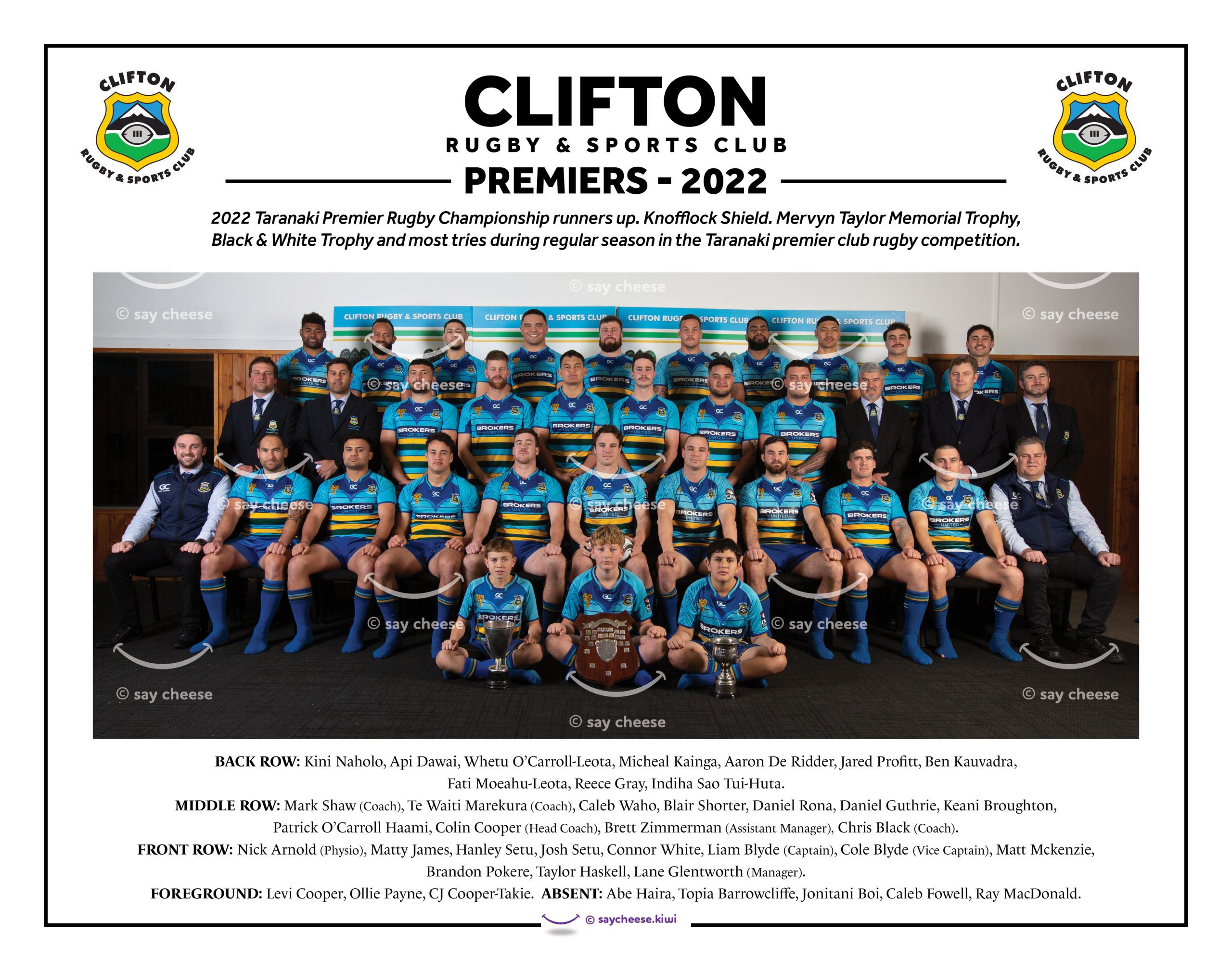 2022 Clifton Premiers [22022CLIFPREM]