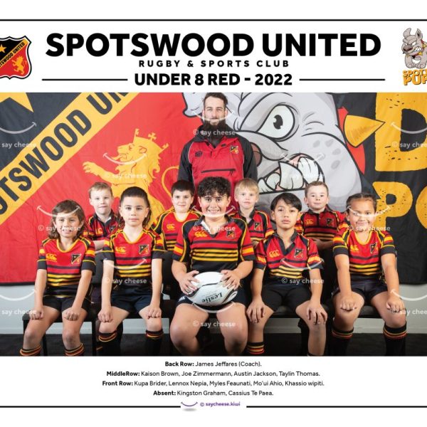 2022 Spotswood United Under 8 Red