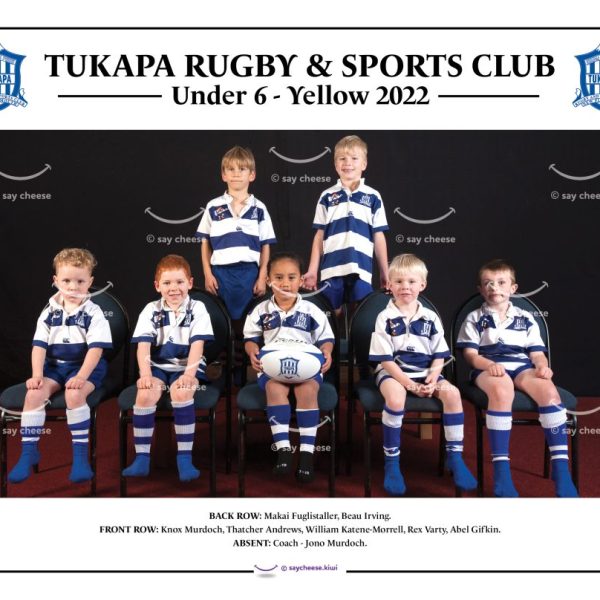 2022 Tukapa Under 6 Yellow