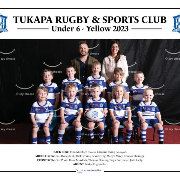 2023 Tukapa Under 6 Yellow