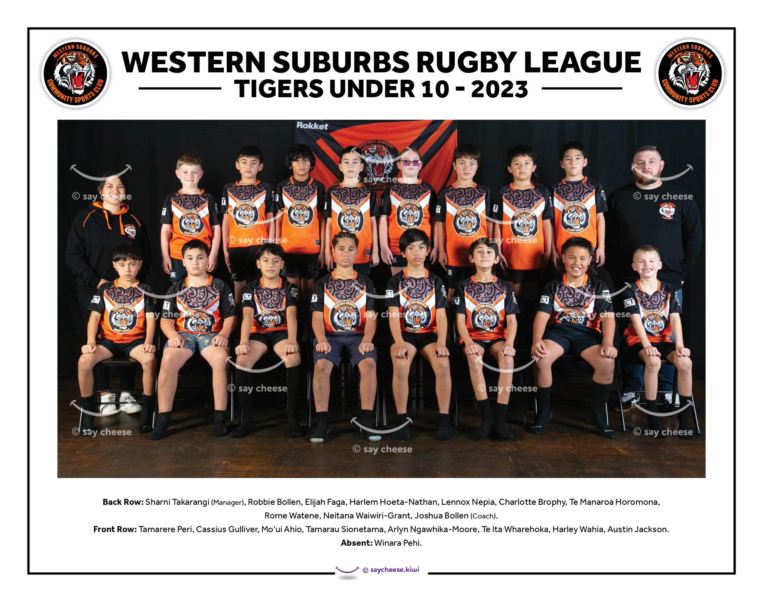 2023 Western Suburbs Tigers Under 10 [2023WESTU10]