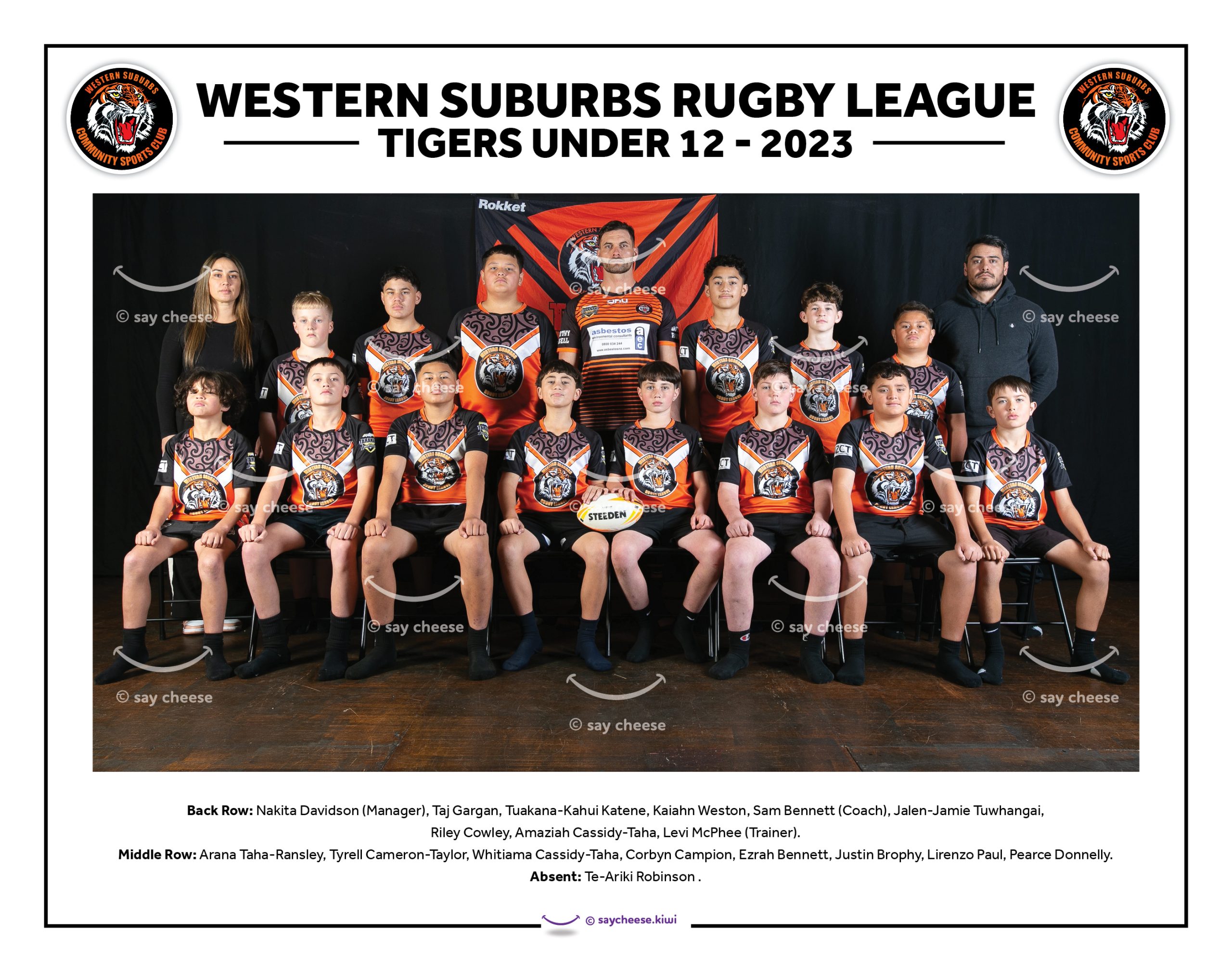 2023 Western Suburbs Tigers Under 12 [2023WESTU12]