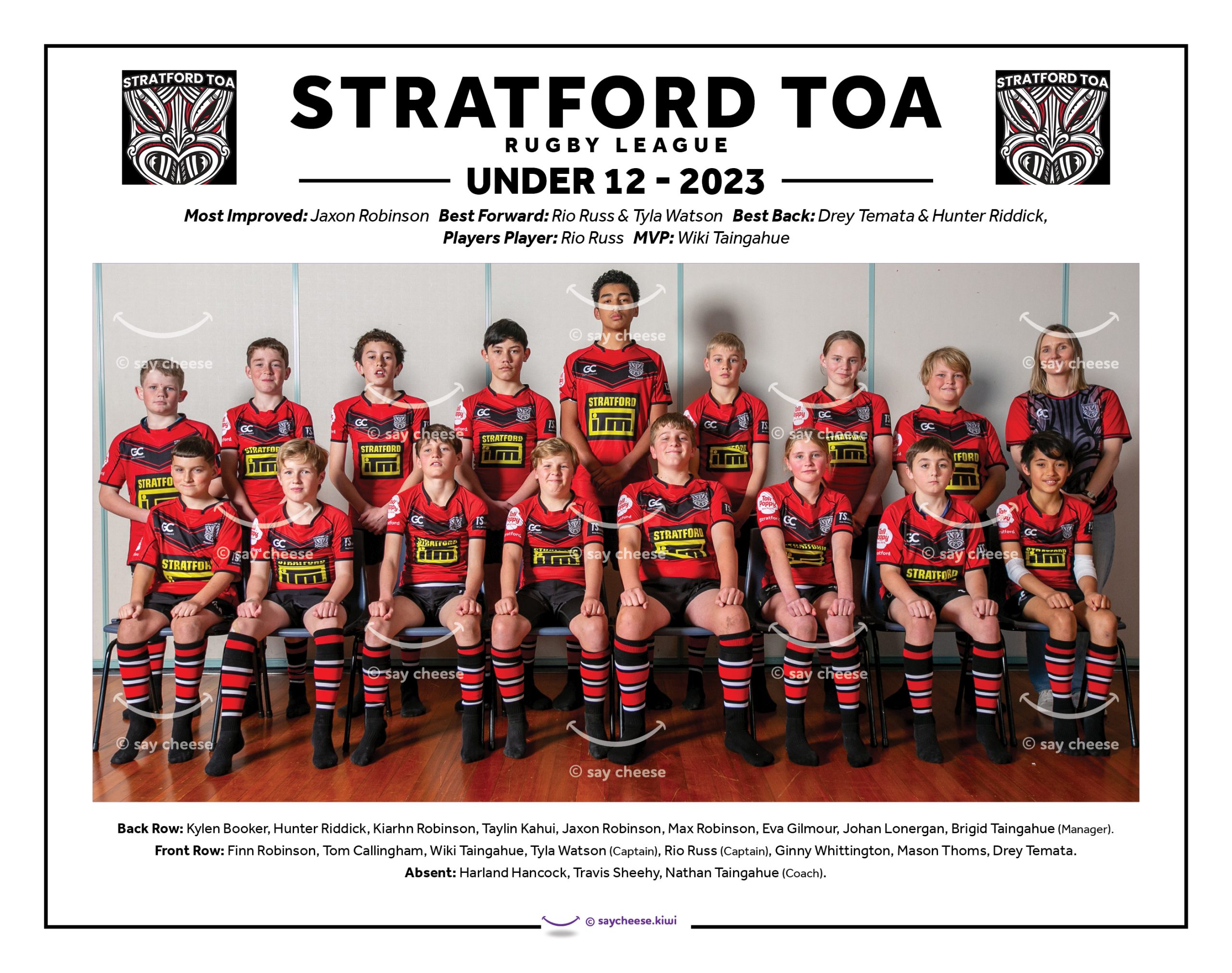2023 Stratford Toa Under 12 [2023STOAU12]