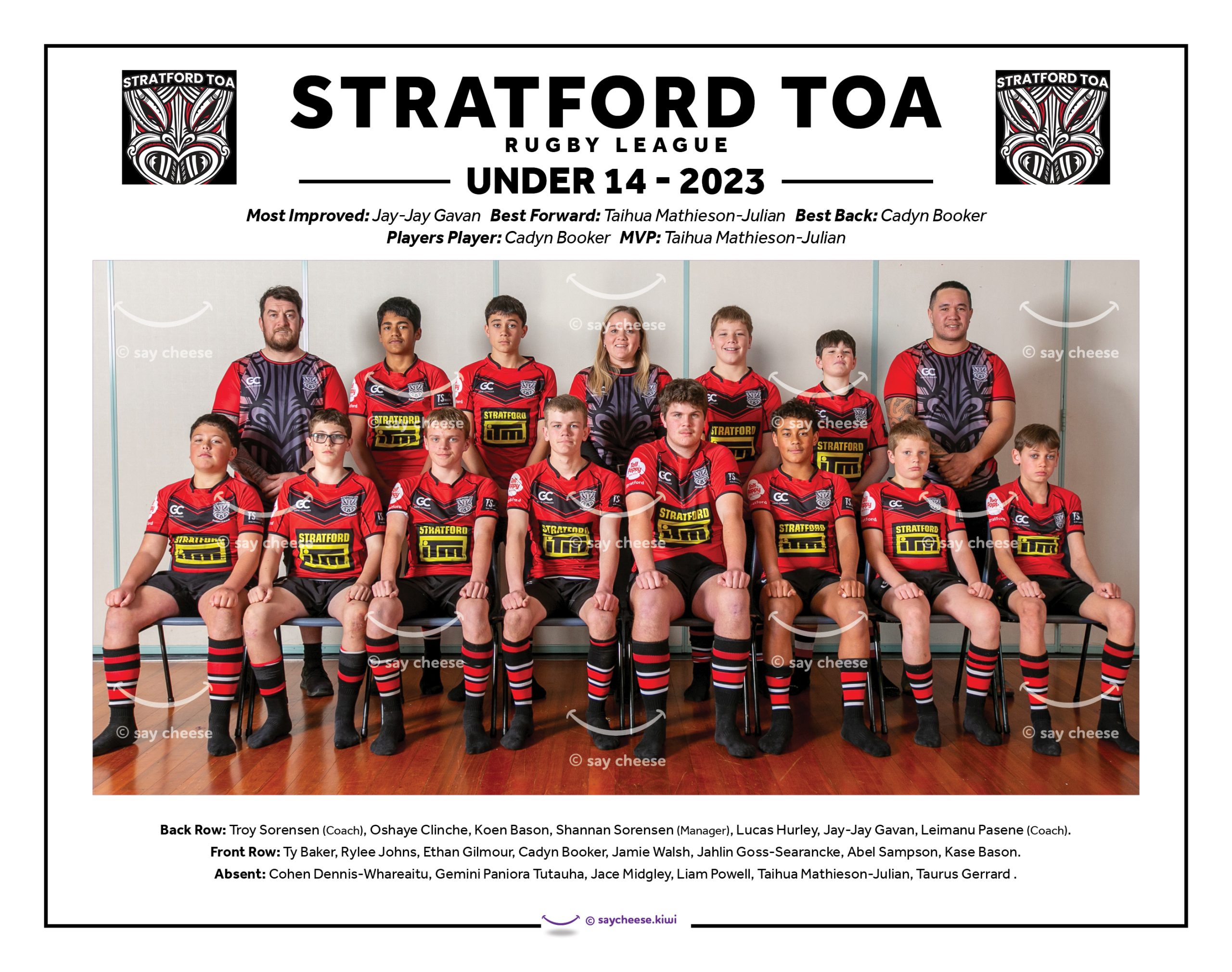 2023 Stratford Toa Under 14 [2023STOAU12]