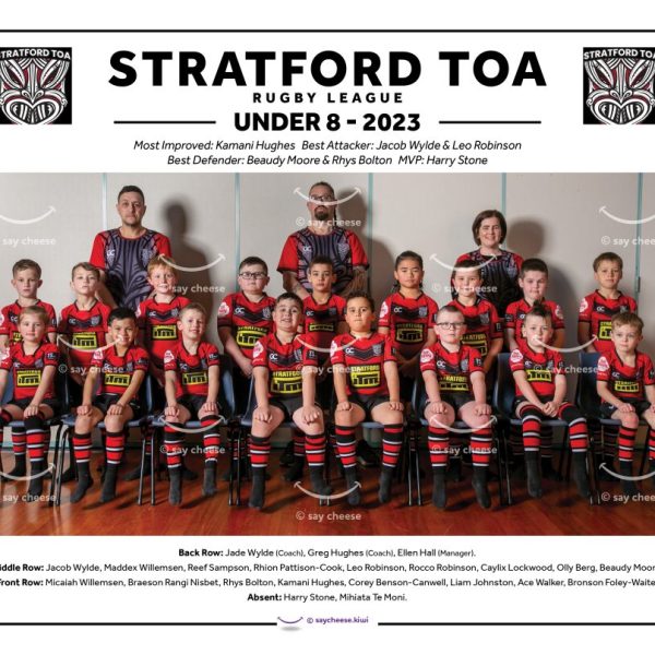 2023 Stratford Toa Under 8