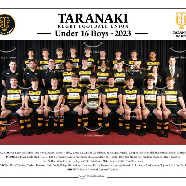 2023 Taranaki Under 16 Boys