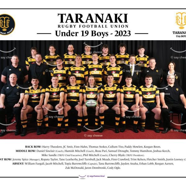 2023 Taranaki Under 19 Boys
