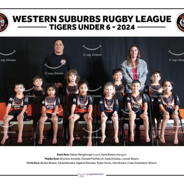 2024 Western Suburb Tigers Under 6