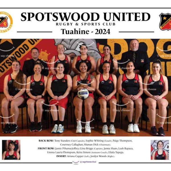 2024 Spotswood United Netball Tuahine