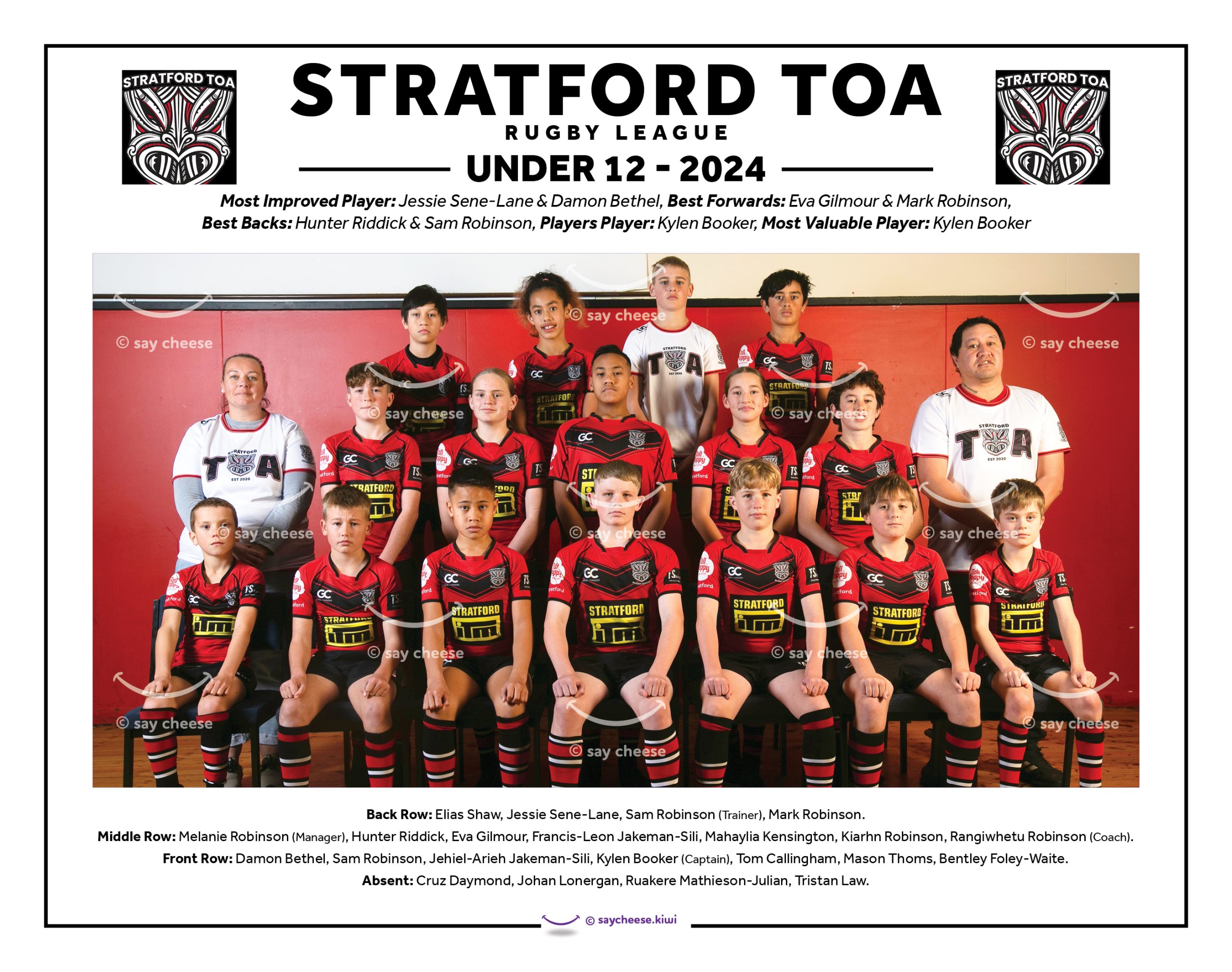 2024 Stratford Toa Under 12 [2024STOAU12]