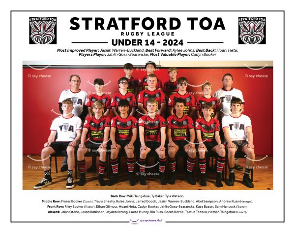 2024 Stratford Toa Under 14 [2024STOAU14]