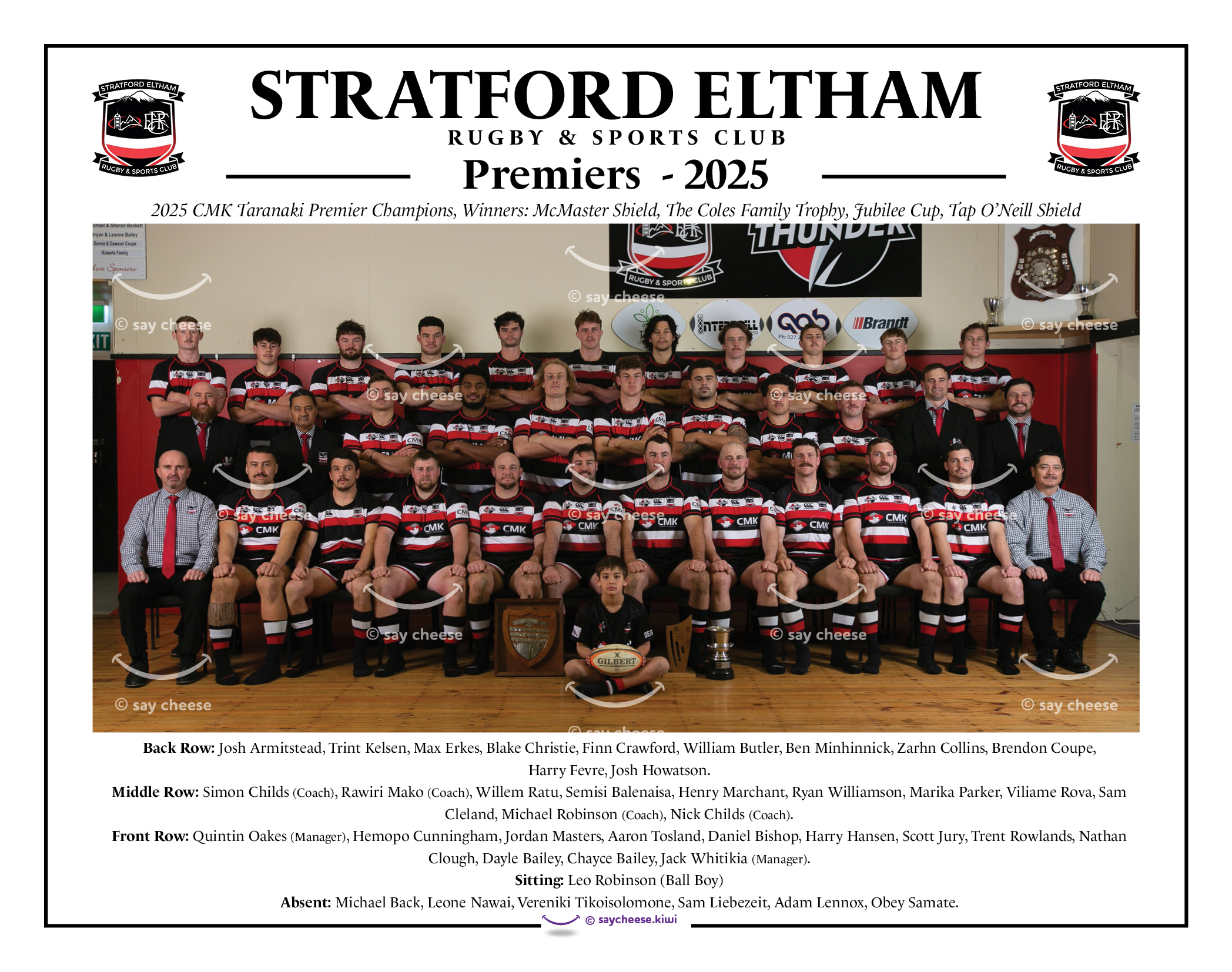 2025 Stratford Eltham Premiers